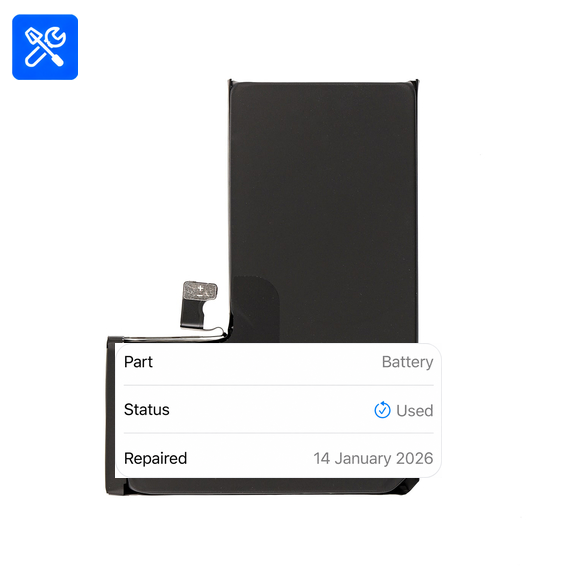 iPhone 15 Pro diagnostic replacement battery with Battery Health support