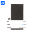 iPhone 13 diagnostic replacement battery with Battery Health support