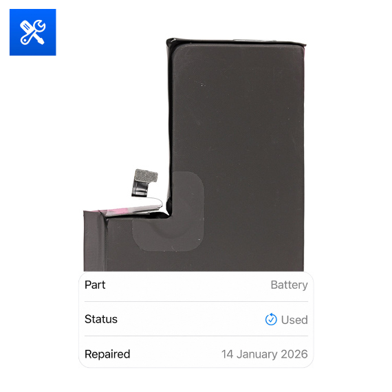 iPhone 13 Pro diagnostic replacement battery with Battery Health support