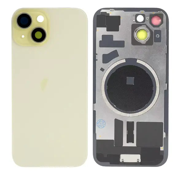 iPhone 15 Yellow replacement back glass