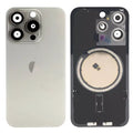 iPhone 15 Pro Natural Titanium replacement back glass