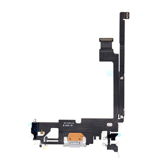 iPhone 12 Pro Max Charging Port Flex Cable - Silver