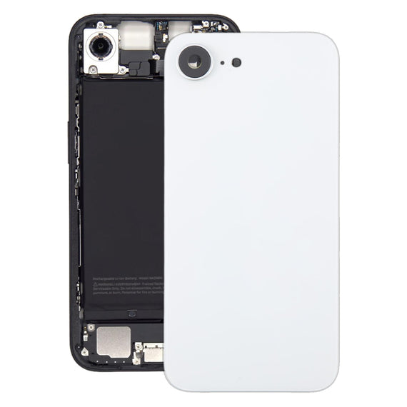 iPhone 16e Back Glass - White