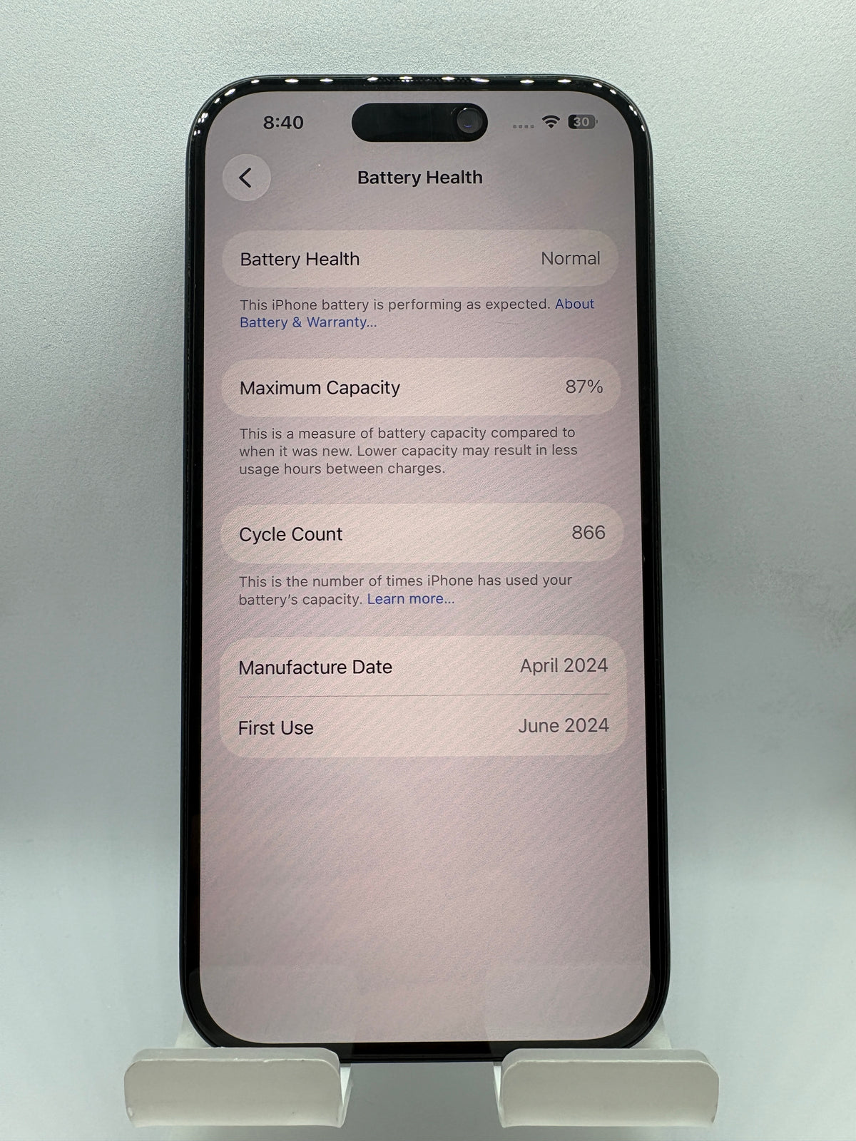 iPhone 15 128gb - Black - RUNOUT!