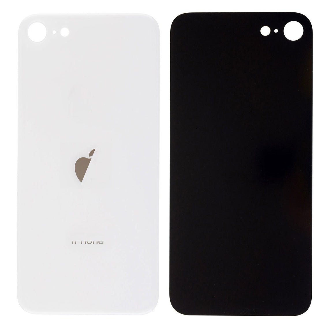 iPhone SE 2nd Back Glass - Silver